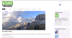 Desktop Screenshot of alpenverein-starnberg.de